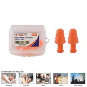 Interstate Safety Reusable Silicone Waterproof Ear Plugs, 32dB NRR, PK 200 40207BX